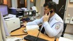 Сотрудники полиции устанавливают обстоятельства ДТП, произошедшего в г. Шарыпово, в результате которого пострадал несовершеннолетний